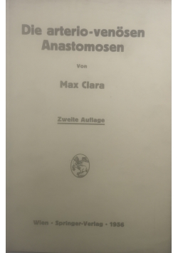 Die arteriovenosen Anastomosen Zweite Auflage