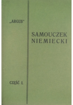 Samouczek Niemiecki ,cz.I ,1937 r.