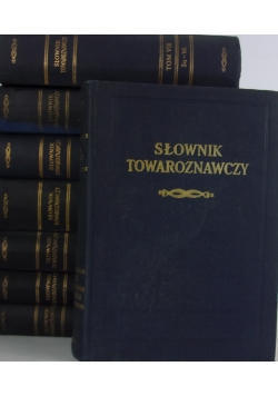 Słownik towaroznawczy, tom  II-IX