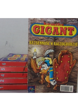 Komiks Gigant, zestaw 6 komiksów