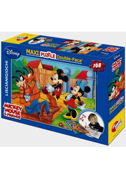 Mickey Mouse Puzzle dwustronne maxi