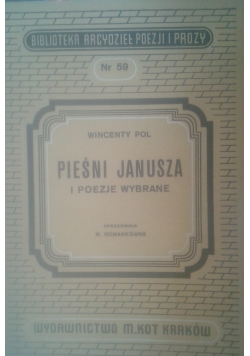 Pieśni Janusza o poezji wybrane, 1949 r.