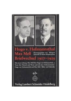 Briefweschsel 1907-1929