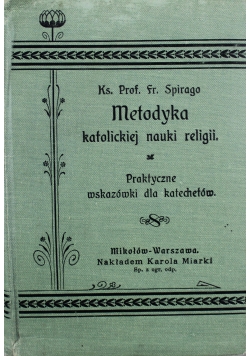 Metodyka katolickiej nauki religii 1911 r.