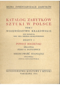 Katalog zabytków sztuki w Polsce Tom I zeszyt 2