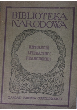 Antologia literatury francuskiej, 1950 r.