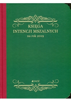 Księga intencji mszalnych na rok 2019