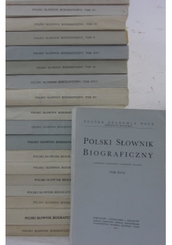 Polski słownik biograficzny, 19 Tomów