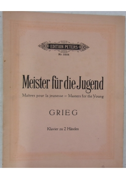 Meister fur die Jugend grieg