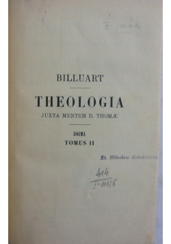 Teologia, Tom II