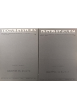Textus et Studia, Vol XVII 1 i 2