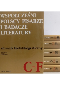 Współcześni Polscy pisarze i badacze literatury Tom od 1 do 6