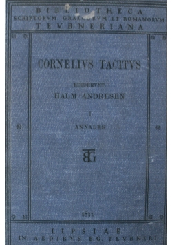 Cornelivs Tacitvs 1926 r