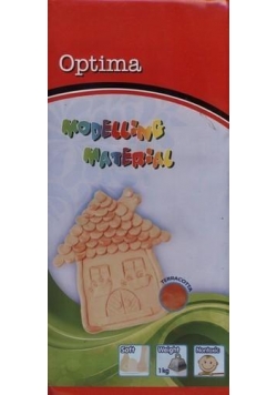 Masa do modelowania 1000g teracotta OPTIMA