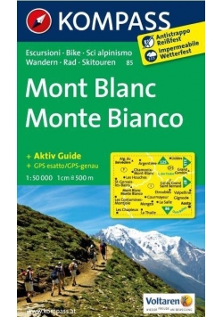 Mont Blanc/Monte Bianco 1:50 000 Kompass