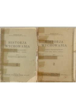 Historja wychowania tom 1 i 2 1934 r.