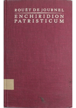Enchiridion Patristicum 1929 r.
