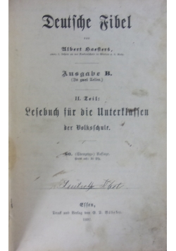 Deutsche Fibel , 1892r.