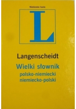 Langenscheidt Wielki słownik polsko-niemiecki niemiecko-polski