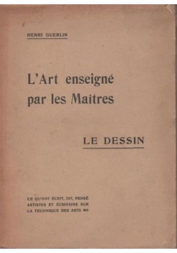 L Art enseigne par les Maitres