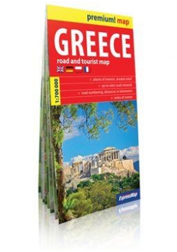 Premium! map Greece (Grecja) mapa