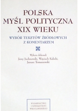 Polska myśl polityczna XIX wieku