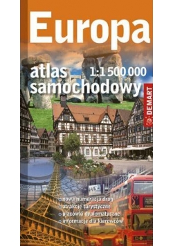 Atlas samochodowy Europa 1:1 500 000