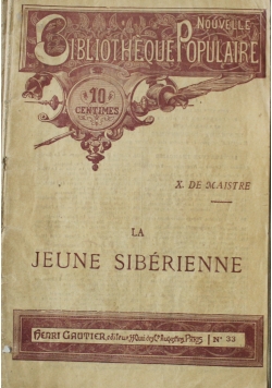 La Jeune Siberienne