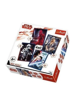 Puzzle 4w1 Star Wars Gotowi do starcia TREFL