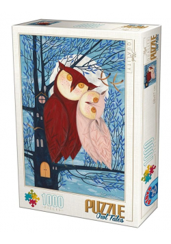Puzzle 1000 Andrea Kurti, Dwie sowy