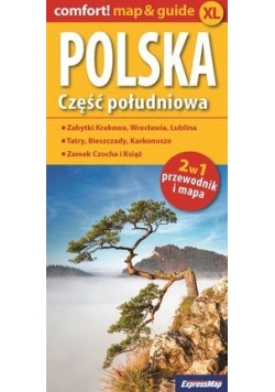 Polska Część południowa 2w1 przewodnik i mapa