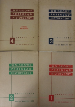 Wojskowy przegląd historyczny. Tom od 1 do 4