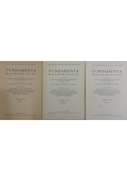 Fundamenta Mathematicae ,Vol 136 ,Cz. 1 do 3