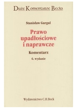 Prawo upadłościowe i naprawcze, 5 wyd