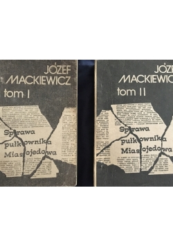 Sprawa pułkownika Miasojedowa,Tom I,II