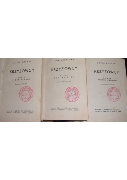 Krzyżowcy tom I-II i IV,1945r.