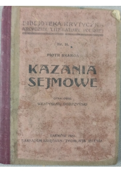 Kazania sejmowe, 1922 r.