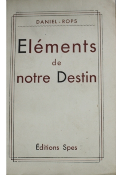 Elements de notre Destin 1934 r
