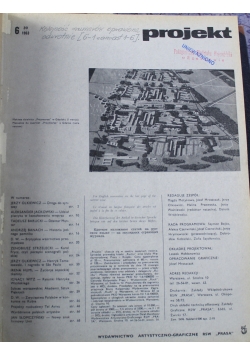 Projekt 6 numerów 1963 r.