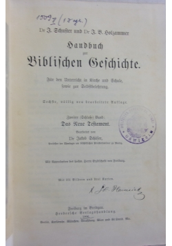 Biblifchen Gefchichte, 1906 r.