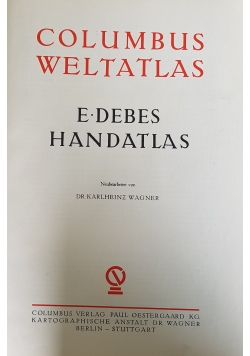 Columbus Weltatlas, 1950