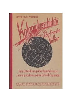 Kolonialgeschichte Der Fremden Volker,1943r.