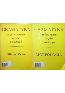 Gramatyka współczesnego języka polskiego 2 Tomy