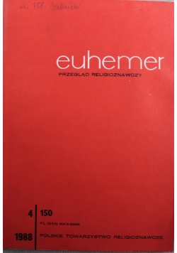 Euhemer Przegląd religioznawczy Nr 4