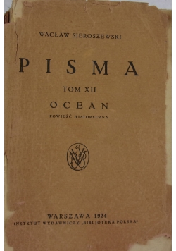 Pism ,Tom XII ,1924 r.