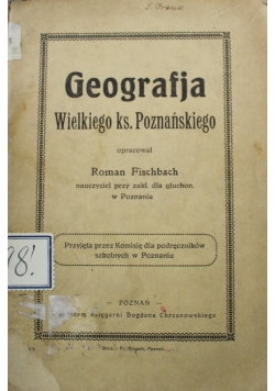 Geografja Wielkiego ks Poznańskiego
