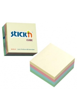 Notes samoprzylepny Pastel mix 5 kolorów 400 kart.