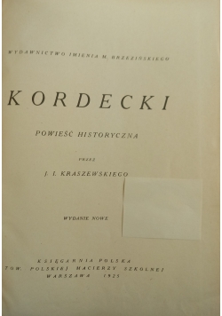 Kordecki ,1925 r.