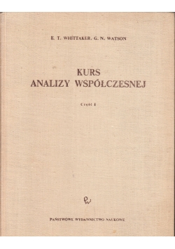 Kurs analizy współczesnej