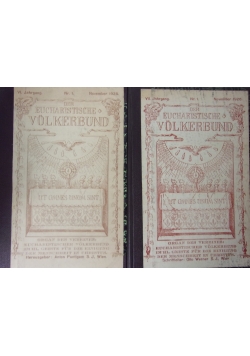 Der Eucharistische Volkerbund ,Zestaw  2 książek ,1926r.